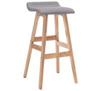Chaise de Bar avec Accoudoir Comptoir Tabouret Cuisine Intérieur Tissu vidaXL
