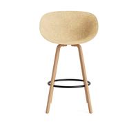 Chaise de bar avec accoudoirs Mat 75cm WxHxD 64x55x110cm