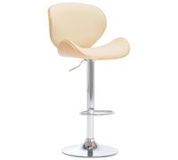 Chaise de Bar Blanc Similicuir Siège Tabouret Bistro Comptoir Pub vidaXL