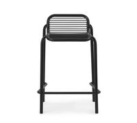 Normann Copenhagen Vig Tabouret de Bar H65 cm Noir