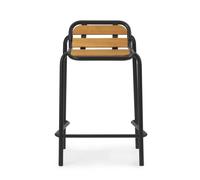 Normann Copenhagen Tabouret de Bar Vig H65 Noir