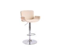 Vidaxl Chaise De Bar Crème Similicuir