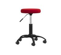 Chaise de Salle à Manger Gris Foncé Velours Pivotante Dîner Cuisine vidaXL