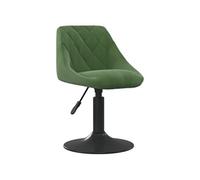 Chaise de bar vidaxl H. 62.5 cm non pliable en plastique interieur vert Vert G