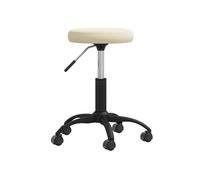 Chaise de bar interieur non pliable H. 54 cm en plastique beige