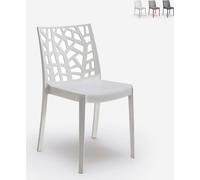 Chaise de bar-jardin-restaurant moderne empilable Matrix BICA