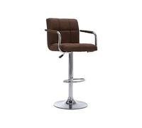 Chaise de bar Marron Tissu283412