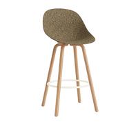 Chaise de bar Mat 75cm WxHxD 51.5x110x55cm