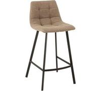 Chaise de Bar Design "Stéphane" 95cm Beige