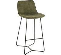 Chaise de bar paris prix en metal non pliable interieur H. 103.2 cm vert Vert G