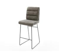 Chaise-de-bar Pela-Flex Bou oux Boue Pied trapèze noir Noir