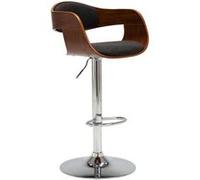 Chaise de bar vidaxl en bois non pliable interieur H. 87 cm gris Gris G