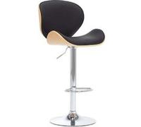 vidaXL Chaise de bar Noir Similicuir