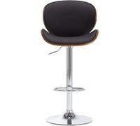 Chaise de Bar Noir Similicuir Siège Tabouret Bistrot Comptoir Pub vidaXL
