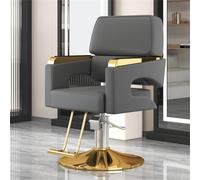 Chaise de barbier hydraulique haute performance rotative à 360 ° avec pompe réglable pour salons et salons de beauté