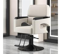 Chaise de barbier hydraulique haute performance rotative à 360 ° - Chaise de spa réglable pour salon de coiffure - Design confortable et ergonomique