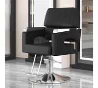 Chaise de barbier hydraulique haute performance rotative à 360 ° - Pompe réglable - Tabouret de spa pour salon de coiffure et salon de beauté - Design ergonomique