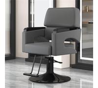 Chaise de barbier hydraulique professionnelle avec rotation à 360 ° - Chaise de salon de coiffure pour salon de coiffure et spa - Design ergonomique pour plus de confort et de soutien