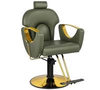 Chaise de barbier hydraulique réglable pour salon et spa - Design de table de professeur - Parfait pour les hauts et le toilettage
