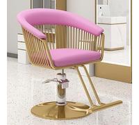 Chaise de barbier hydraulique robuste avec pivot à 360 °, parfaite pour les salons et les studios de coiffure, table réglable en hauteur, design Heavy Du Construct Salon