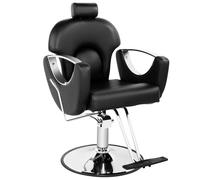 Chaise de barbier inclinable, réglable en hauteur, chaise de coiffure, salon de coiffure, chaise de salon de coiffure, chaise de shampooing professionnelle, confortable pour spa de beauté