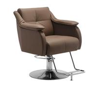 Chaise De Barbier Pivotante Professionnelle,Chaise De Coiffure Intérieure Réglable En Hauteur,Chaise De Barbier En Cuir Entièrement Rembourrée Avec Une Largeur D'assise Confortable,Laiton