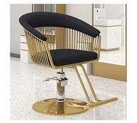 Chaise de Barbier professionnelle avec pompe hydraulique pivotante et hauteur réglable idéale pour la maison et le salon coiffure noir coiffant chaise de beauté