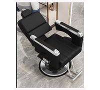 Chaise de barbier robuste, mobilier hydraulique inclinable avec siège extra large pour salon de beauté et salon de coiffure