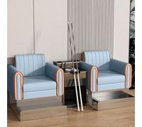 Chaise de billard de qualité supérieure avec table d'appoint, siège en cuir synthétique pour salle de jeux de piscine, idéal pour observer les balles de billard, siège confortable pour le couloir et