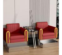Chaise de billard de qualité supérieure avec table d'appoint, siège en cuir synthétique pour salle de jeux de piscine, idéal pour observer les balles de billard, siège confortable pour le couloir et