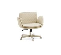 Chaise de bureau à assise croisée / chaise pivotante Criss Cross 10 PU beige hjh LIVING Beige