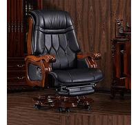 Chaise de bureau à dossier haut avec pivot, accoudoirs et soutien lombaire réglables pour un confort ergonomique à la maison et au bureau