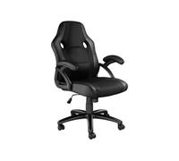 Chaise de bureau à forme ergonomique noir