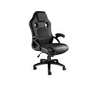 Chaise de bureau à forme ergonomique noir