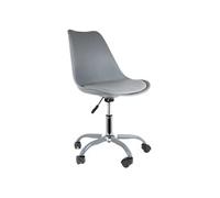 REIKI - Chaise de bureau à roulettes grise assise polypropylène - Altobuy Gris G