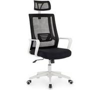 Chaise de bureau AUCKLAND - Noir Noir G