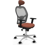 Chaise de bureau avec appui-tête Jorquera Piqueras y Crespo 2D086N1 Marron Gris