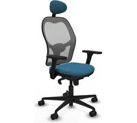 Chaise de bureau avec appui-tête Jorquera Piqueras y Crespo 3D036N1 Gris Pétrole vert