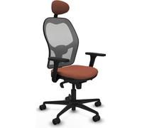 Chaise de bureau avec appui-tête Jorquera Piqueras y Crespo 3D036N1 Marron Gris