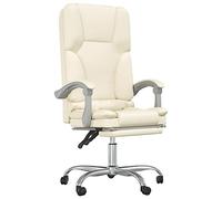 Chaise de bureau avec fonction massage, en cuir synthétique, ergonomique, rotative, avec roulettes et dossier réglable, pour bureau, maison, bureau, bureau à domicile, salle d'étude, assise