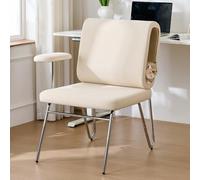 Chaise de bureau avec lit pour chat intégré - Chaise adaptée aux animaux domestiques, matériau résistant aux rayures, assise large, accoudoirs interchangeables, design convivial, lit pour chat dans le