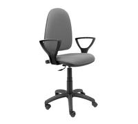 Chaise de bureau AYNA - accoudoirs fixes - Gris