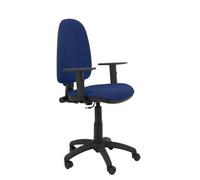 Chaise de bureau AYNA - accoudoirs réglables - Bleu foncé