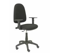 Chaise de bureau AYNA - accoudoirs réglables - Noir