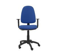 Chaise de bureau AYNA - accoudoirs réglables - Bleu