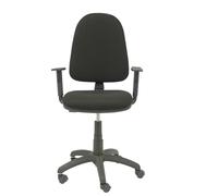 Modèle 04CPBALI840B10 Chaise de bureau ergonomique avec mécanisme de contact permanent et réglable en hauteur Assise et dossier Noir