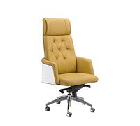 Chaise de bureau Boss 6679124 cm en cuir inclinable avec coussins épais et soutien lombaire ergonomique avec accoudoirs entièrement rembourrés Noir/vert