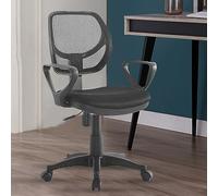 Chaise de bureau Chaise de bureau réglable moderne - Chaire de tâches pivotantes exécutives avec rouleaux roulants Support lombaire et accoudoirs - Chaire en mailles pour les étudiants et les adultes