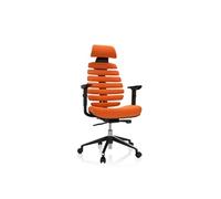 Chaise de bureau / Chaise pivotante ERGO LINE II PRO tissu orange