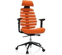 Chaise de bureau / Chaise pivotante ERGO LINE II PRO tissu orange hjh OFFICE Orange G